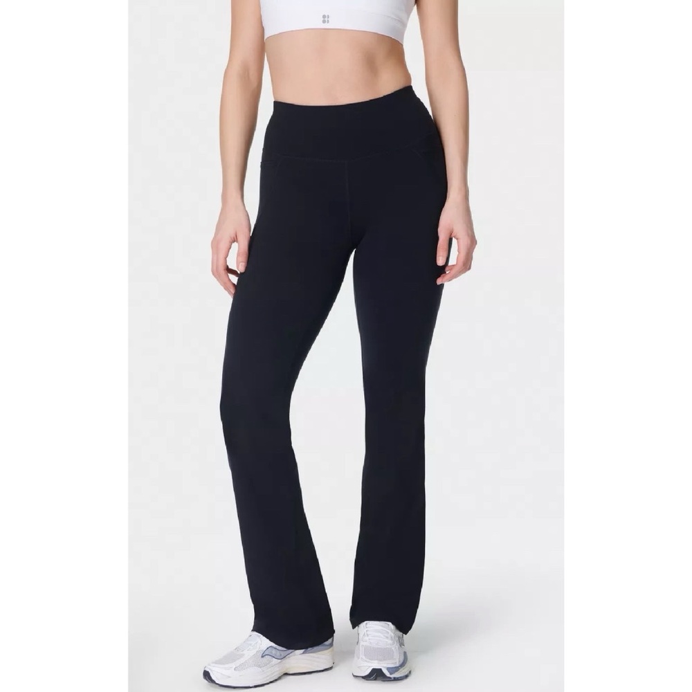 Sweaty Betty Women’s Power 32" Kick Flare Leggings In Black NWT Size L